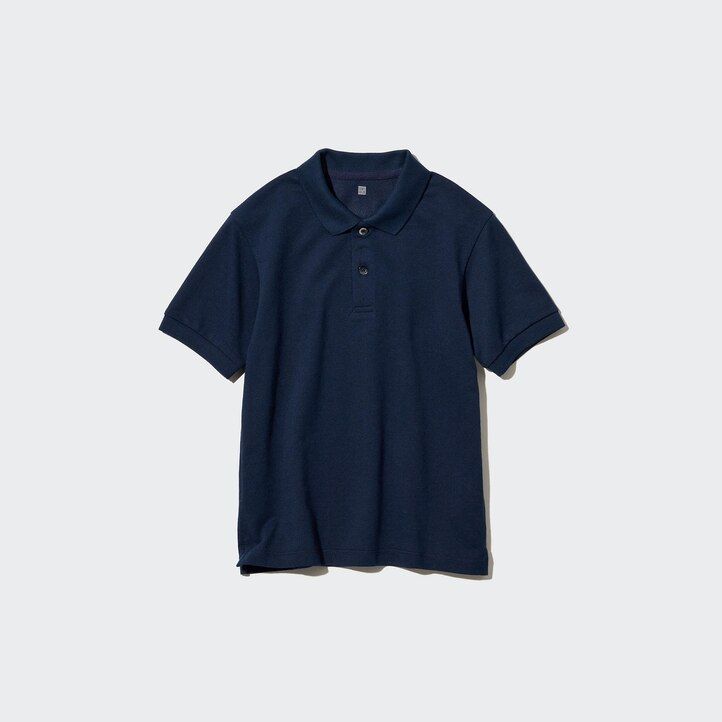 White Uniqlo Dry Pique Short Sleeved Polo Shirt | DSAPE-4516