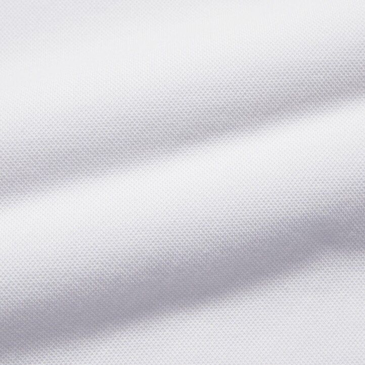 White Uniqlo Dry Pique Short Sleeved Polo Shirt | DSAPE-4516