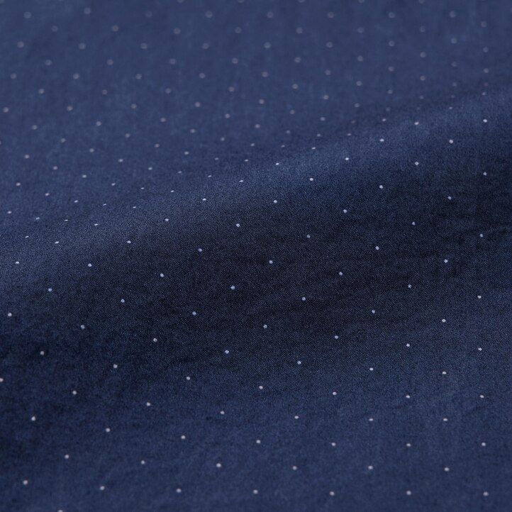 White Uniqlo Extra Fine Cotton Broadcloth Printed Shirt Button Down Collar | EBLJQ-6083