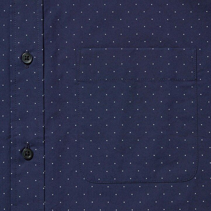 White Uniqlo Extra Fine Cotton Broadcloth Regular Fit Printed Shirt Regular Collar | UNHGL-9456