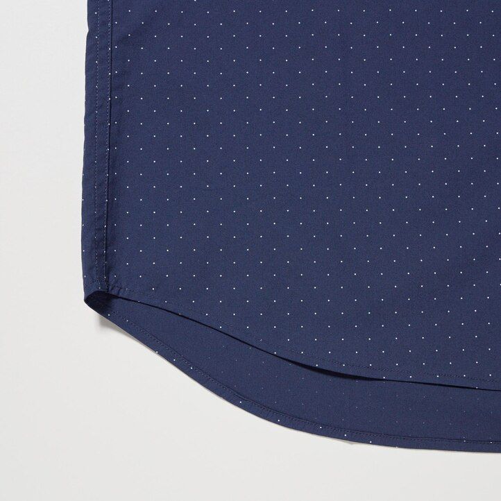 White Uniqlo Extra Fine Cotton Broadcloth Regular Fit Printed Shirt Regular Collar | UNHGL-9456