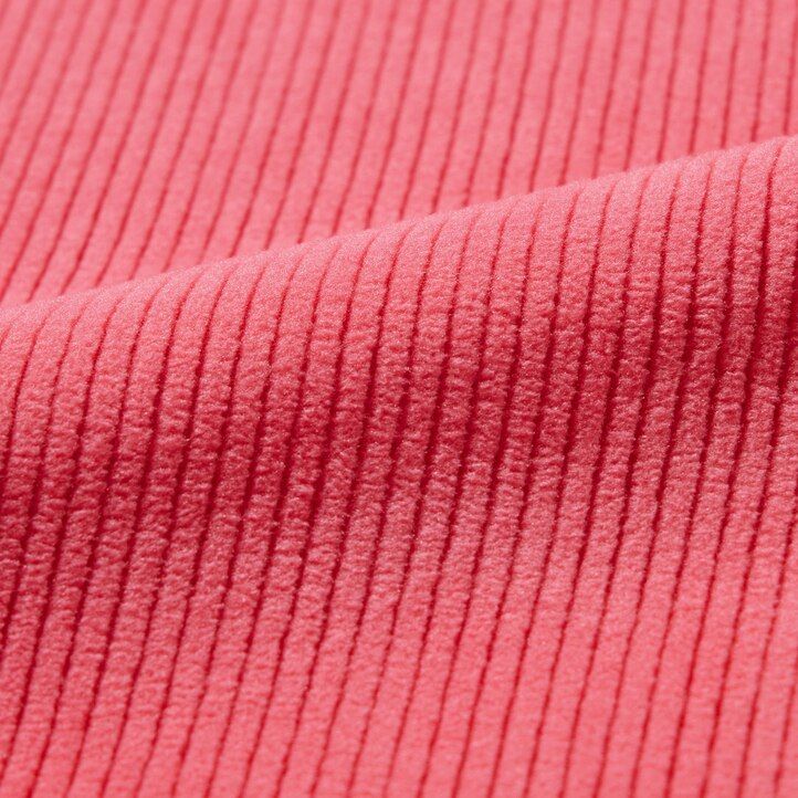 White Uniqlo Fleece Ribbed High Neck Long Sleeved T-Shirt | GADBI-3417