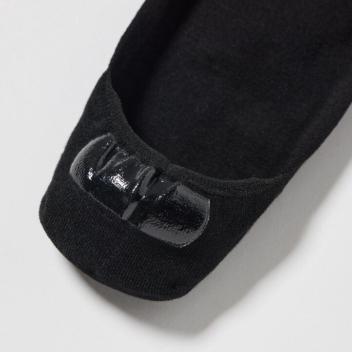 White Uniqlo Low Cut Invisible No Show Socks Three Pairs | GDTWE-7264
