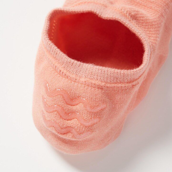 White Uniqlo Mesh Invisible No Show Socks Three Pairs | SQDZU-0126