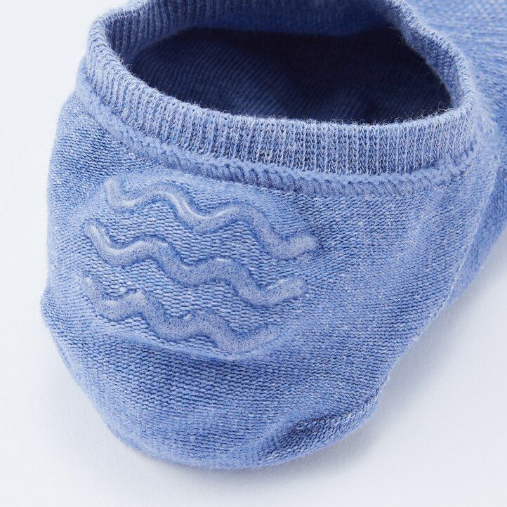 White Uniqlo Mesh Invisible Socks Three Pairs | ZDOSR-3579