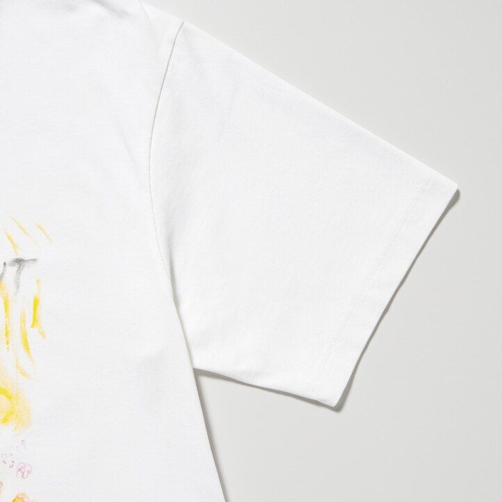 White Uniqlo Peace For All Graphic T-Shirt Francesco Risso | GZBID-5391