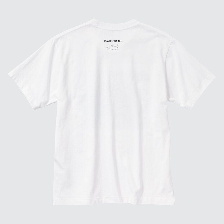 White Uniqlo Peace For All Graphic T-Shirt Cristina De Middel | MQPRO-2548