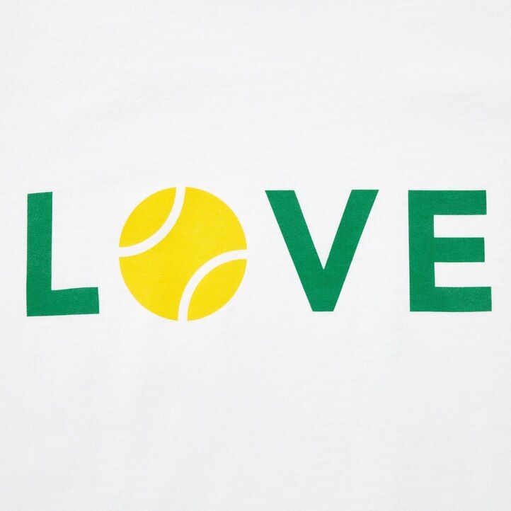 White Uniqlo Peace For All Graphic T-Shirt Roger Federer | ZKYEI-1497