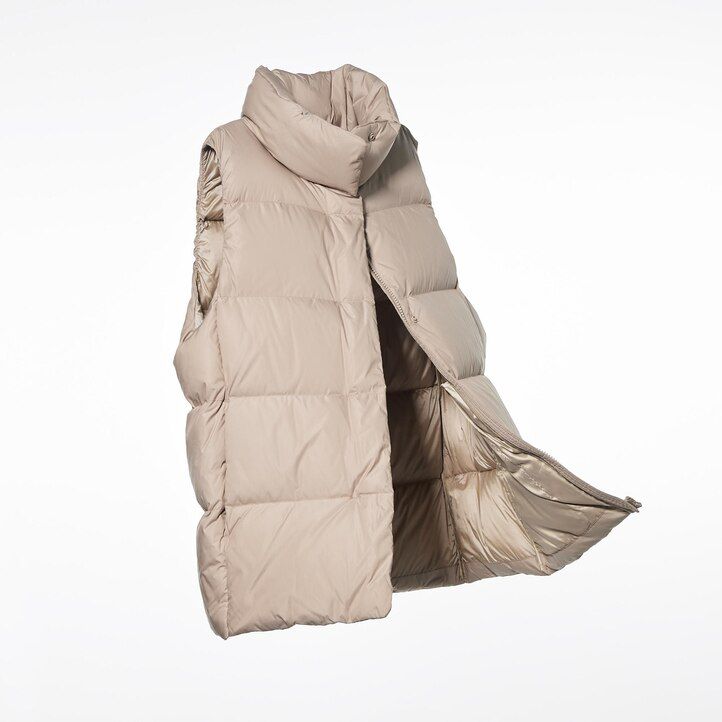White Uniqlo Powder Soft Down Vest Nanodesign | JWXNC-5014