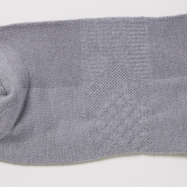White Uniqlo Sports Short Socks Three Pairs | DFOUS-0462