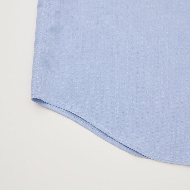 White Uniqlo Super Non Iron Slim FiT-Shirt Semi Cutaway Collar | JZECG-2518