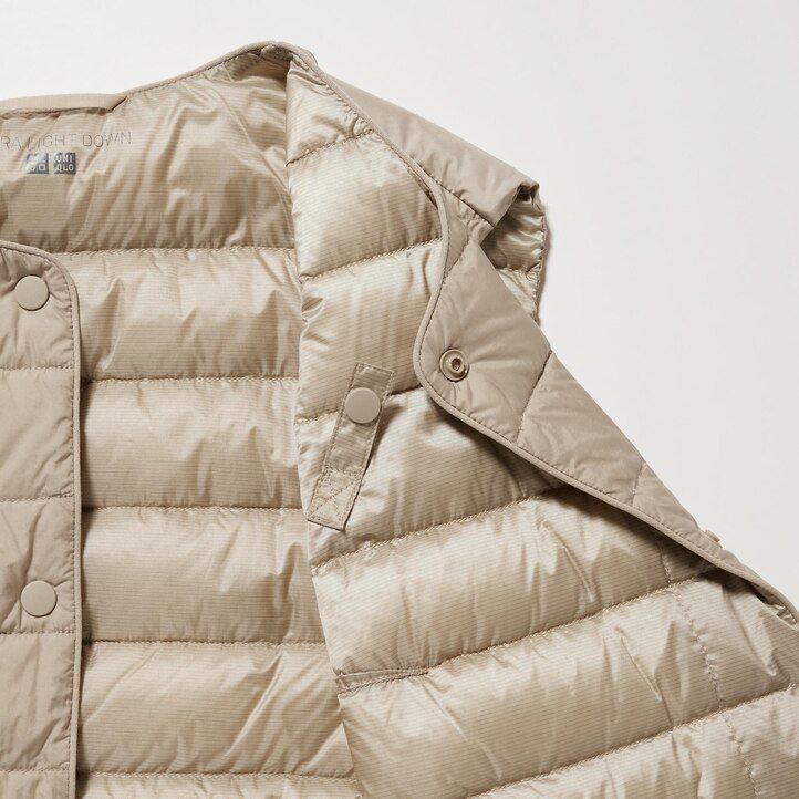 White Uniqlo Ultra Light Down Compact Vest | MHPYL-8462