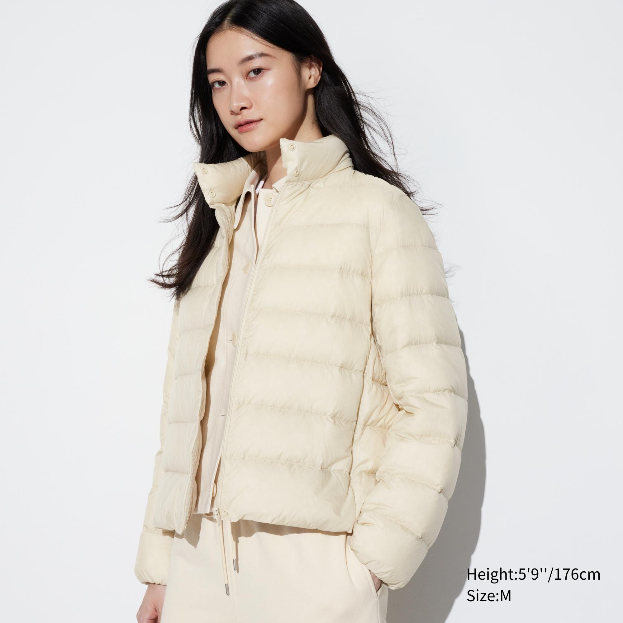 White Uniqlo Ultra Light Down Jacket | NJDES-1802