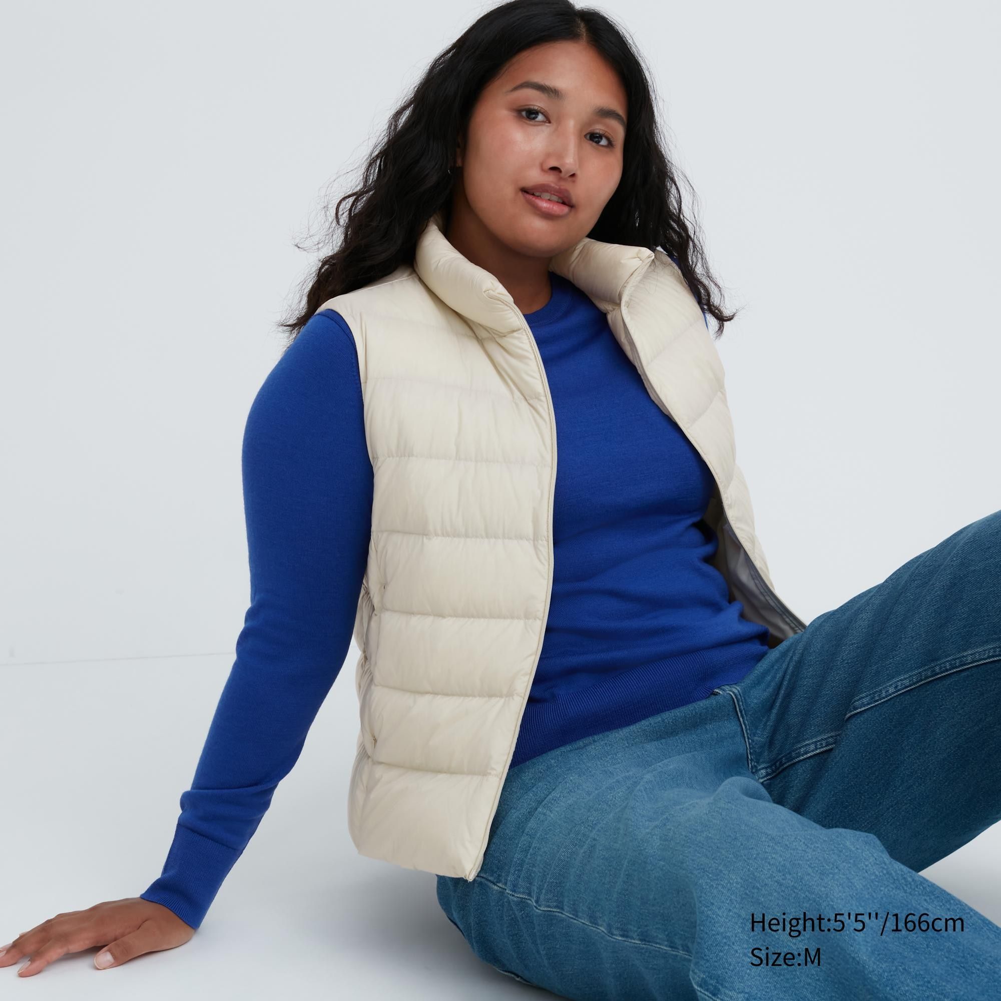 White Uniqlo Ultra Light Down Vest | GSHJC-2504