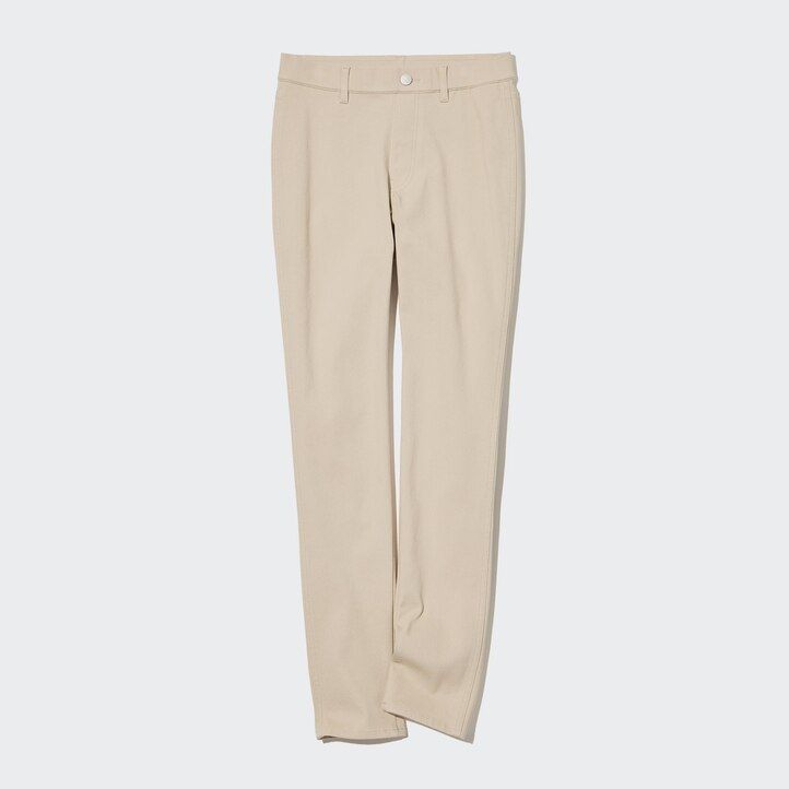 White Uniqlo Ultra Stretch Leggings Trousers Long | GZHMU-2407
