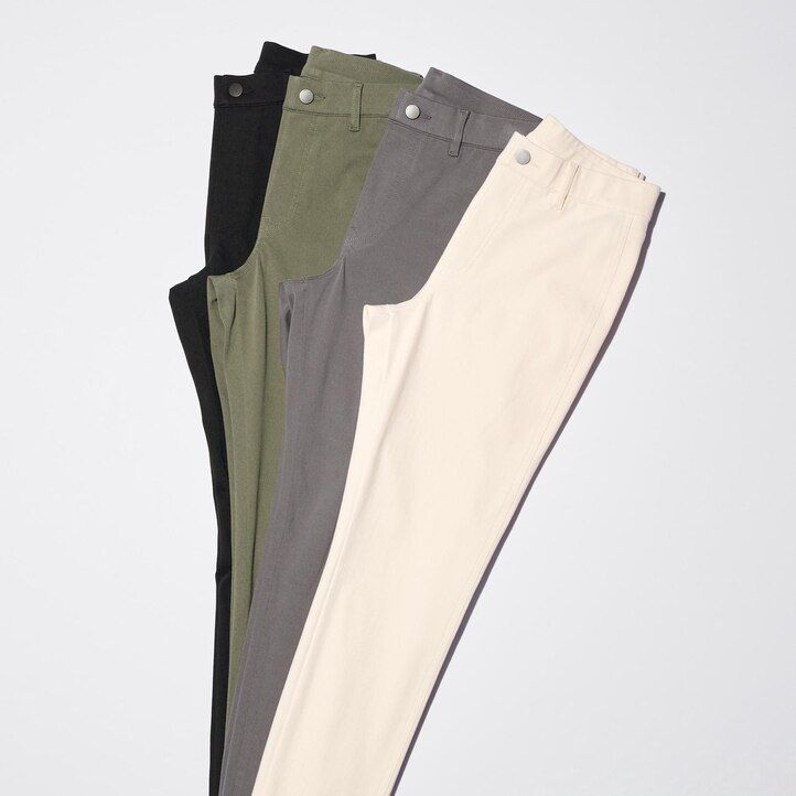 White Uniqlo Ultra Stretch Leggings | ZNRST-9346