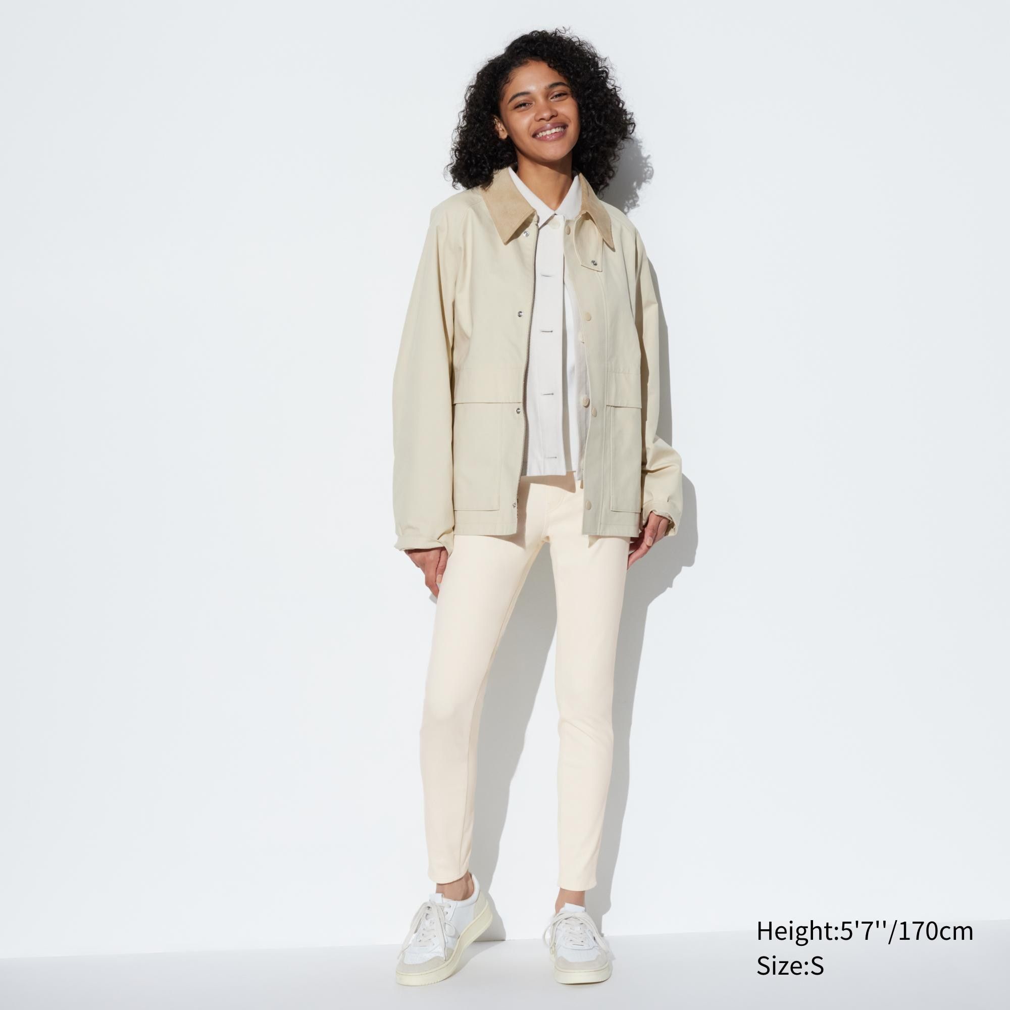 White Uniqlo Ultra Stretch Leggings | ZNRST-9346