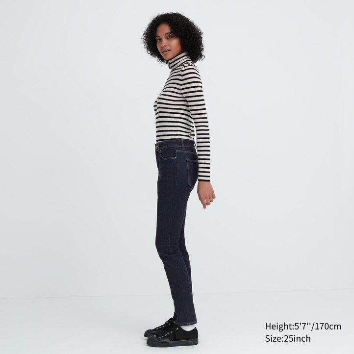 White Uniqlo Ultra Stretch Skinny Fit Jeans | YTJRS-5709