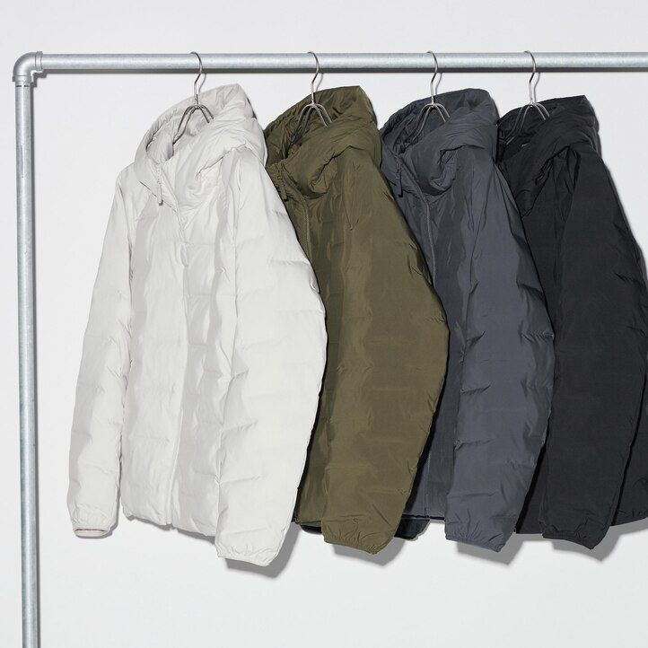 White Uniqlo Warm Padded Parka | UYGJF-1427