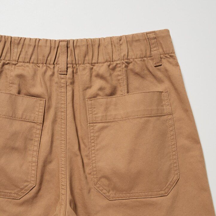 White Uniqlo Wide Leg Baker Trousers | QVINB-9403