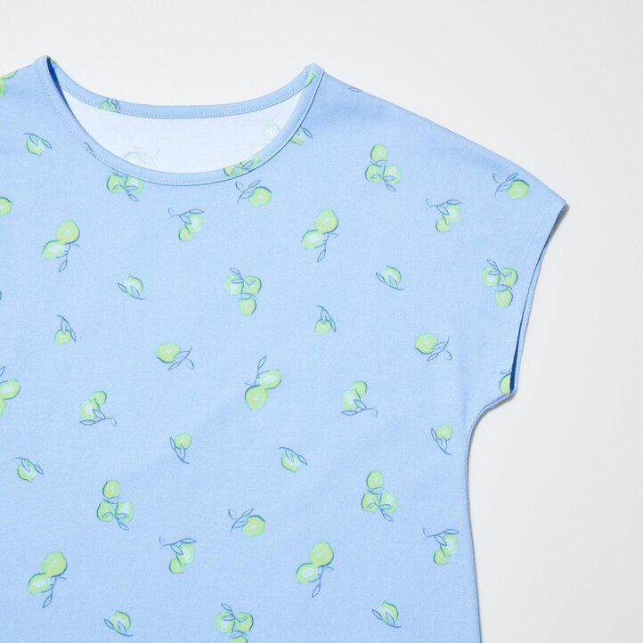 Yellow Uniqlo Girls Airism Cotton Blend Striped Short Sleeved Set | EGYQX-0642