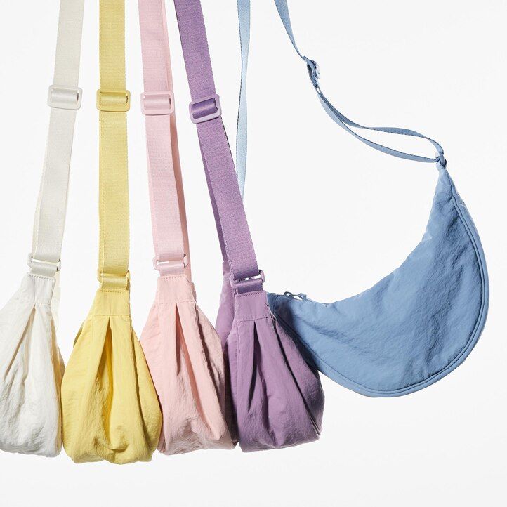 Yellow Uniqlo Round Mini Shoulder Bag | IJAOR-9426
