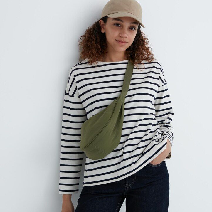 Yellow Uniqlo Round Mini Shoulder Bag | IJAOR-9426